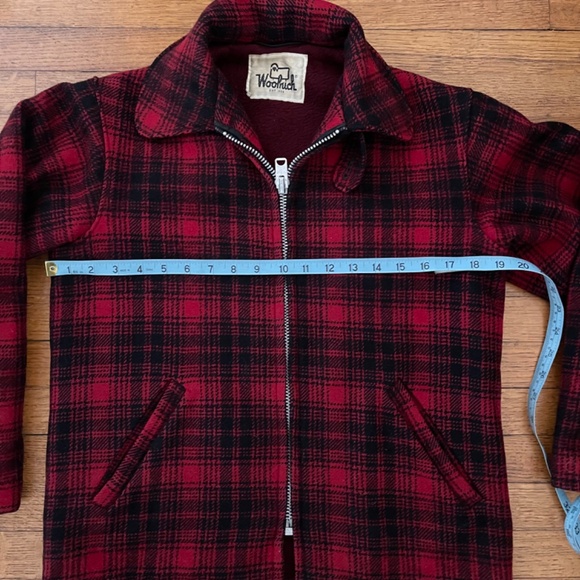 Vintage Woolrich Buffalo Plaid Hunting Mackinaw Short Women's Jacket Size S - Picture 5 of 9